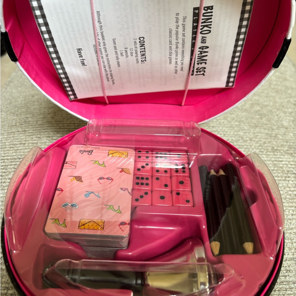 Pink Bunko Game Set